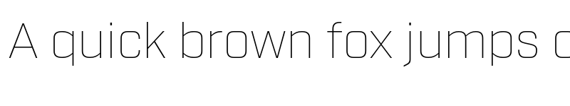 Preview of Industry Thin font