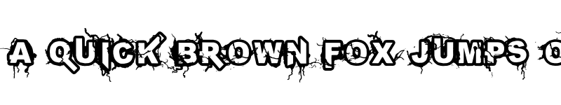 Preview of INFECTED Regular font