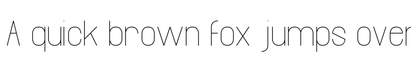 Preview of Infinity Regular font