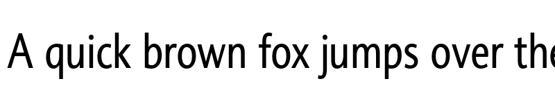 Preview of Informa Pro Condensed font