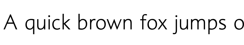 Preview of Informa Pro Light font