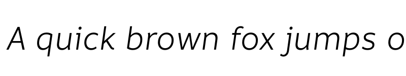 Preview of Informative Regular It font