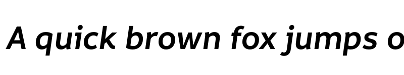 Preview of Informative SemiBold It font