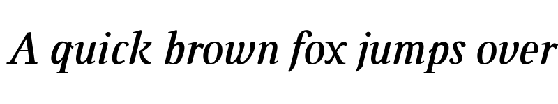 Preview of Ingleby Bold Italic font