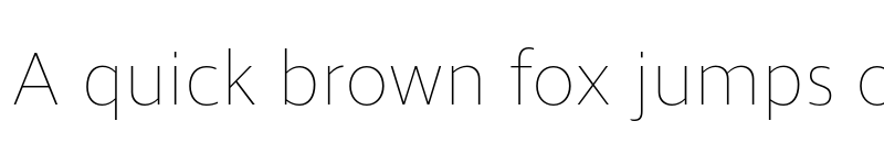 Preview of Ingra Thin font