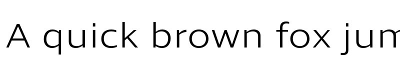 Preview of Ingra Wd Light font