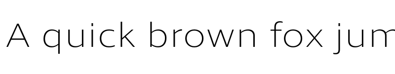 Preview of Ingra Wd UltraLight font