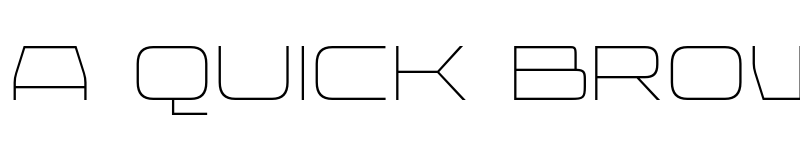 Preview of Injekuta Light font