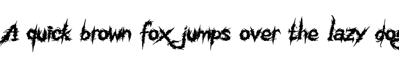 Preview of Ink Noise Regular font