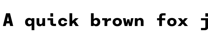 Preview of Inklination Mono TRIAL Bold font