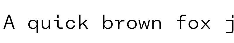 Preview of Inklination Mono TRIAL Light font