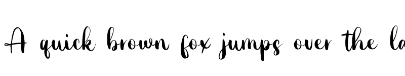 Preview of Inkslap Regular font