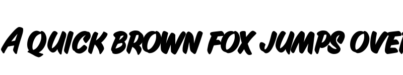 Preview of Inkston W05 Casual Bold font