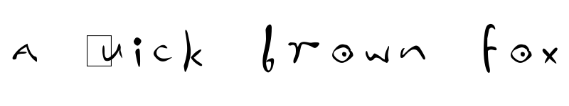 Preview of inna fonta Regular font