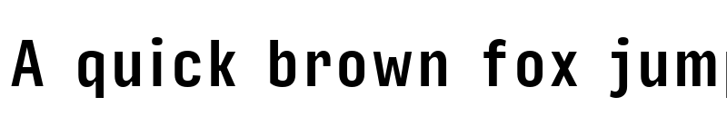 Preview of Input Sans Compressed Medium font