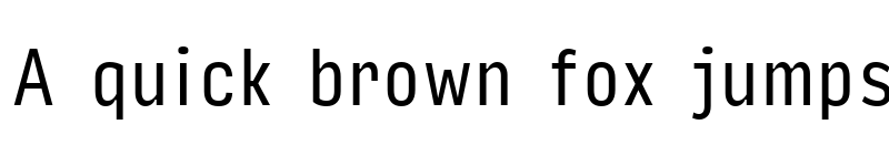 Preview of Input Sans Compressed Regular font