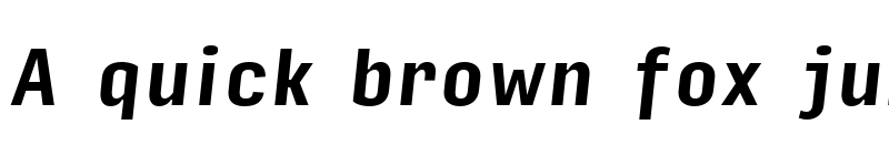 Preview of Input Sans Condensed Bold Italic font