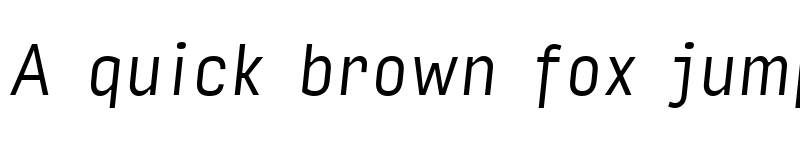 Preview of Input Sans Condensed Light Italic font