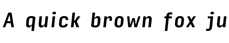 Preview of Input Sans Condensed Medium Italic font