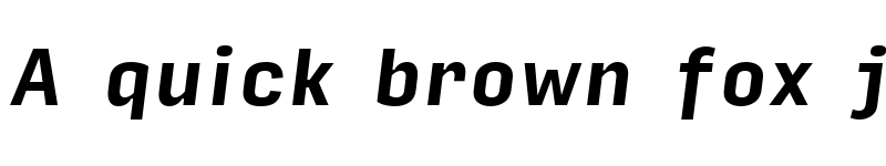 Preview of Input Sans Narrow Bold Italic font