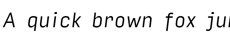 Preview of Input Sans Narrow Light Italic font