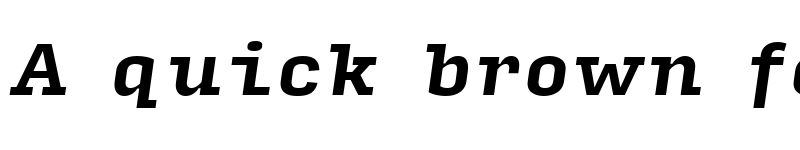 Preview of Input Serif Bold Italic font