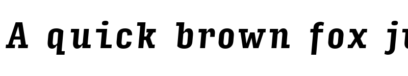 Preview of Input Serif Compressed Bold Italic font