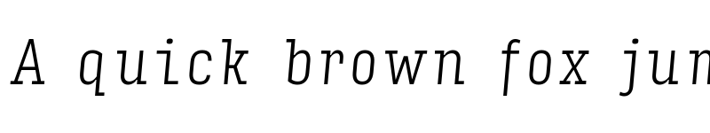 Preview of Input Serif Compressed Extra Light Italic font