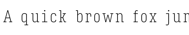 Preview of Input Serif Compressed Thin font