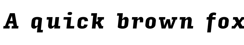 Preview of Input Serif Condensed Black Italic font