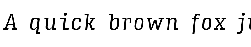 Preview of Input Serif Condensed Italic font