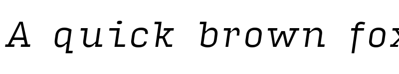 Preview of Input Serif Light Italic font