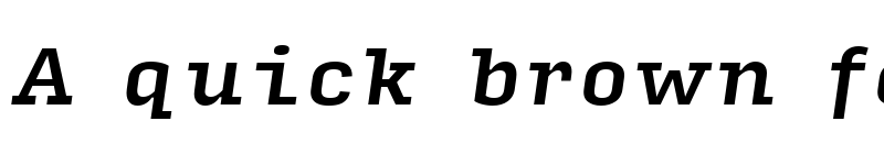 Preview of Input Serif Medium Italic font