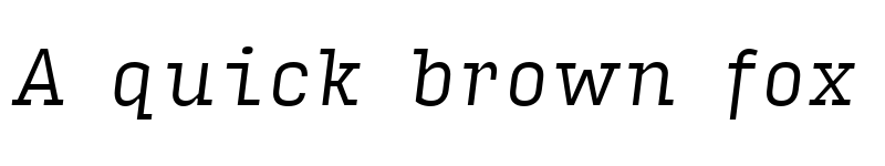 Preview of Input Serif Narrow Light Italic font
