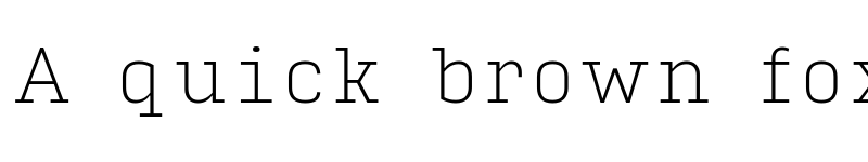 Preview of Input Serif Thin font