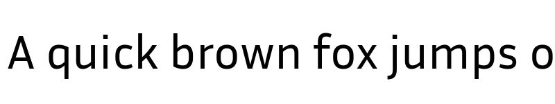 Preview of Inria Sans Regular font