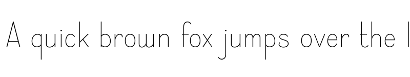 Preview of Instine Sans Regular font