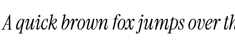 Preview of Instrument Serif Italic font