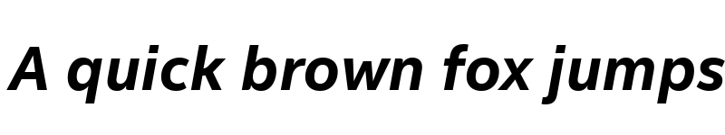 Preview of Intel Clear Bold Italic font