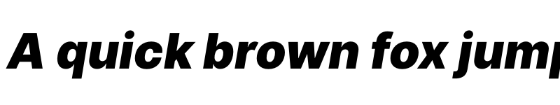 Preview of Inter Black Italic font