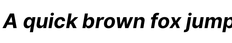 Preview of Inter Bold Italic font