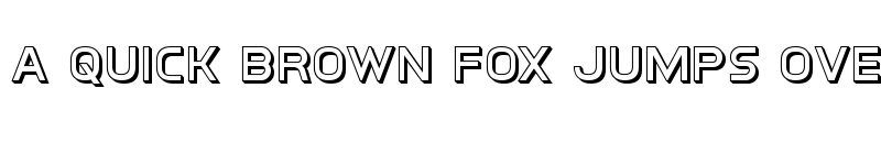 Preview of Inter-Bureau 3D Regular font