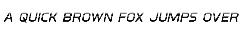 Preview of Inter-Bureau Gradient Italic Italic font