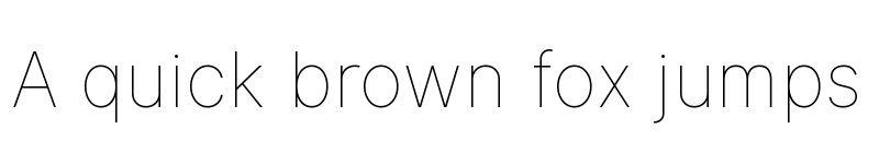 Preview of Inter Thin BETA font