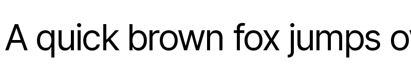 Preview of Inter Tight Regular font