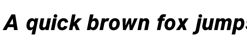 Preview of Inter UI Black Italic font