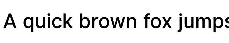 Preview of Inter UI Medium font