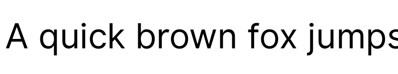 Preview of Inter UI Regular font