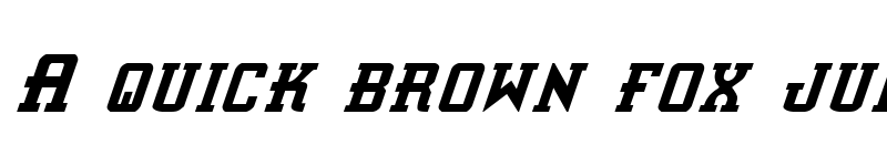 Preview of Interceptor Condensed Italic Condensed Italic font