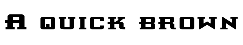 Preview of Interceptor Expanded Expanded font